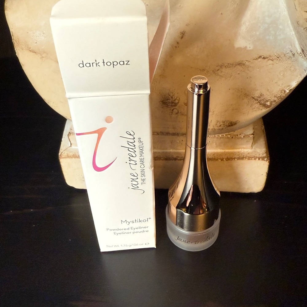 Jane Iredale Mystikol Powdered Eyeliner Dark Topaz Metallic Brown 0.06 oz NIB